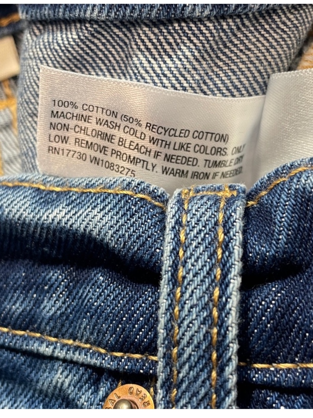Universal Thread Baggy Cuffed Denim Mid Rise 90’s Blue Jeans Var Sizes | NWT - Picture 5 of 6